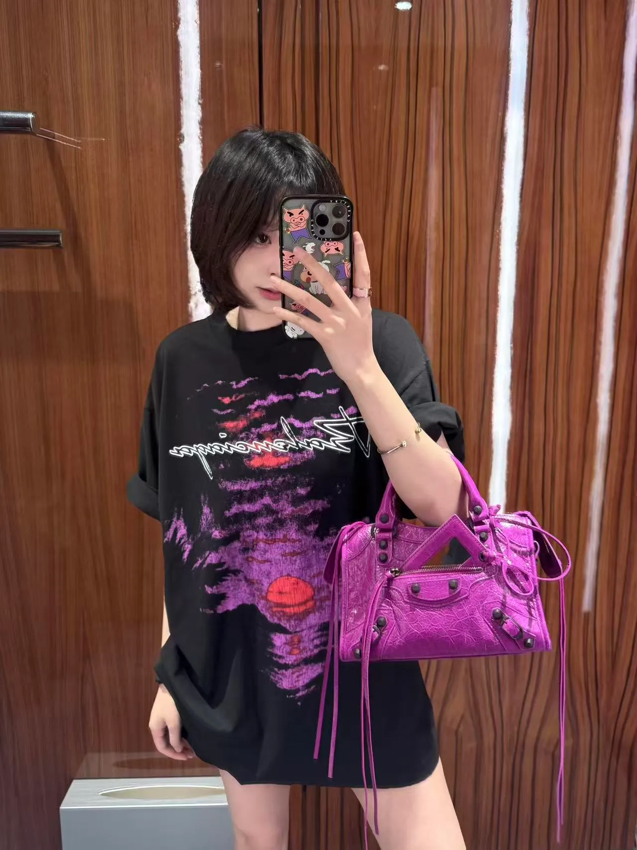 BALENCIAGA BLCG Pink T